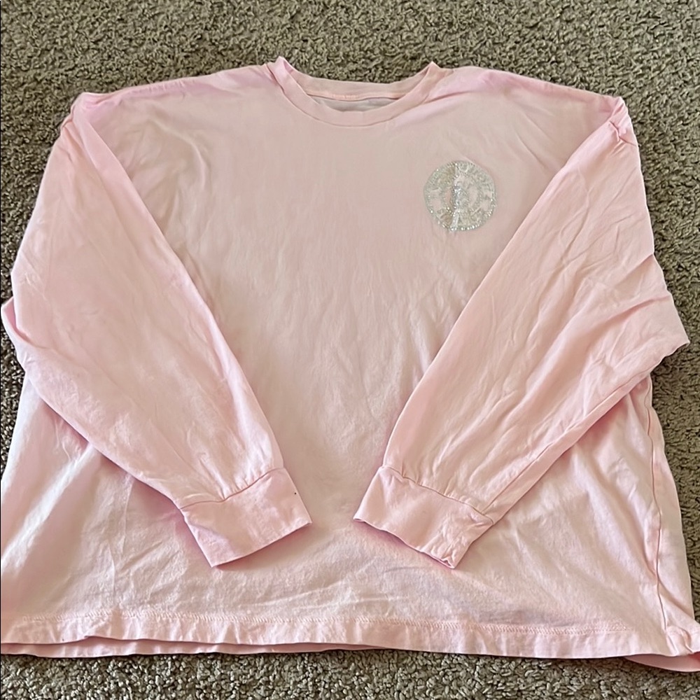 Victoria’s Secret Pink Long Sleeve Shirt with Bling!